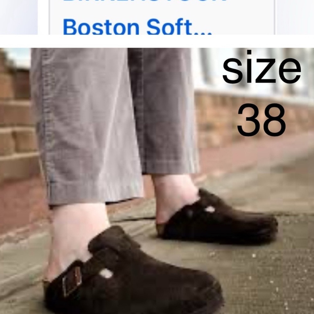 Birkenstock new with box& tags  Mocca Leather  suede size 38 Sandals
